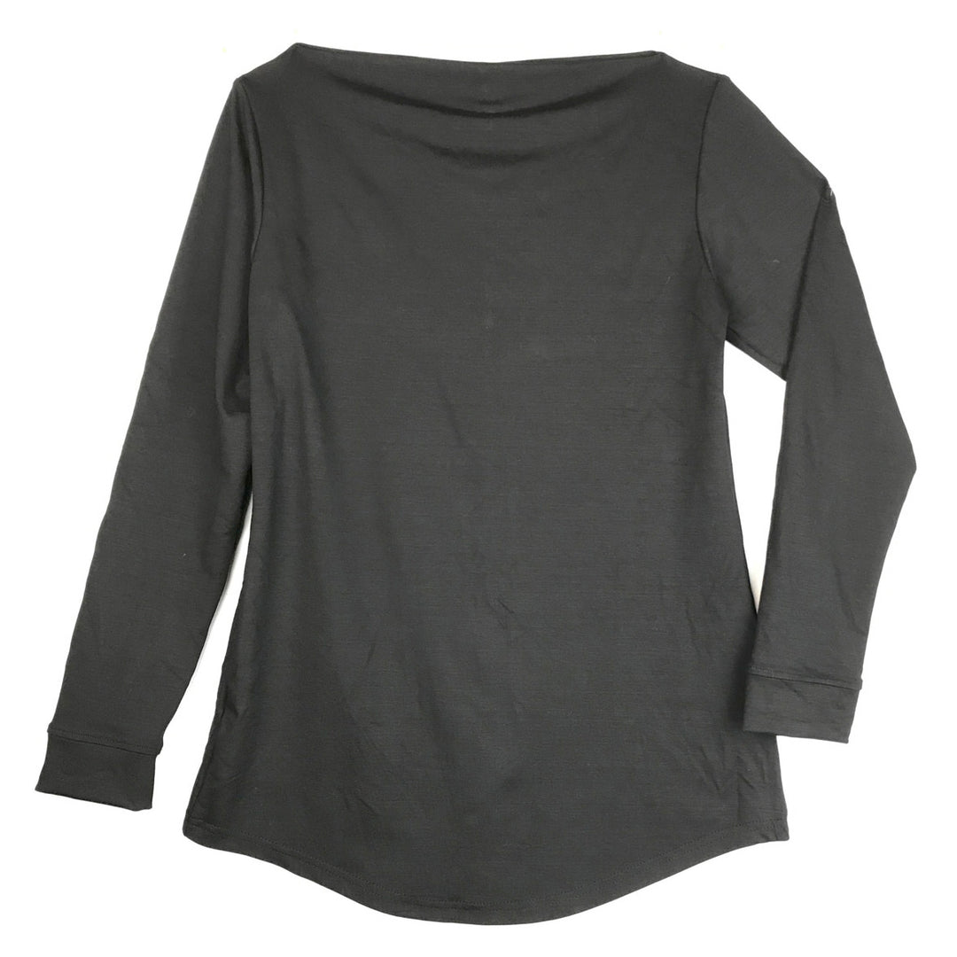 Long Sleeve Bateau Picnic Top