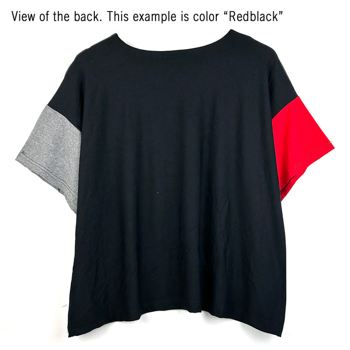 Diagonal Colorblock Top