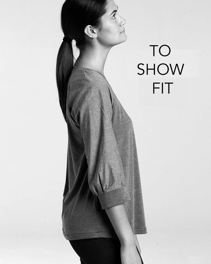 "Chubby Birds" 3/4 Sleeve Signature Top