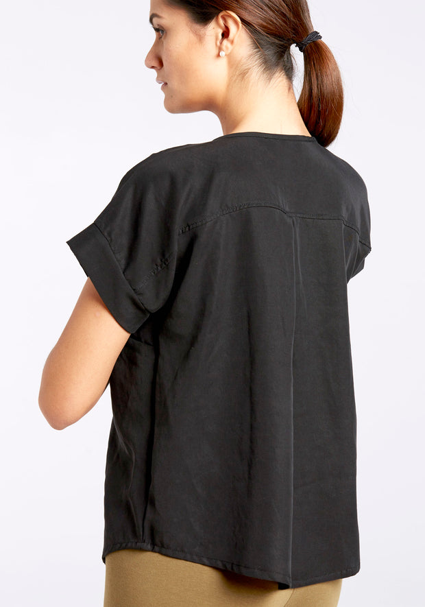 Tencel® Short Sleeve Blouse