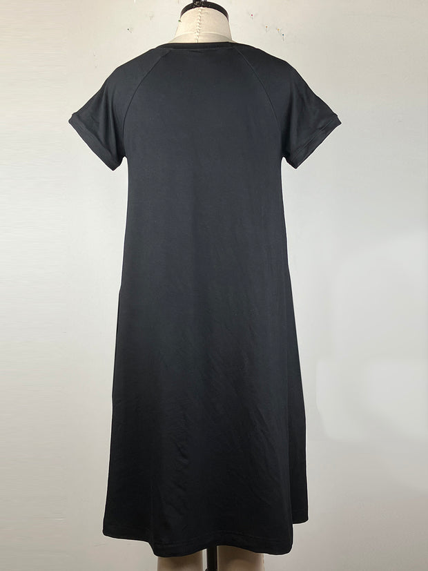 Short Sleeve Swing Dress